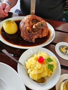 Lunch at Augustiner Klosterwirt restaurant in Munich